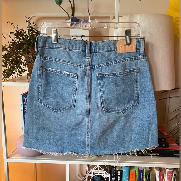 Everlane Denim Reconstructed Skirt size 27 - Picture 4 of 5